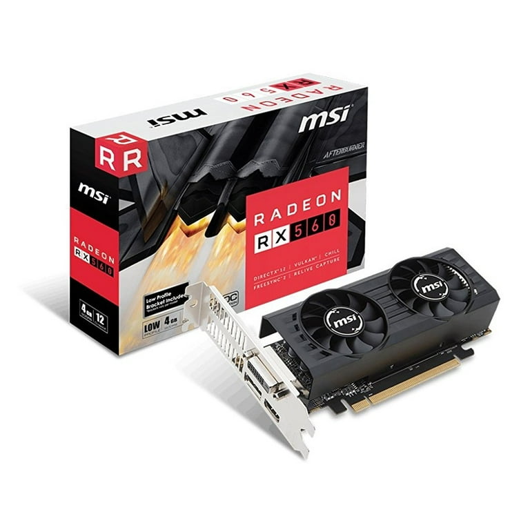 Graphics Card Rx 560 Msi Gpu Rx 560 4gb Vs 1050 Ti MSI RX 560 AERO