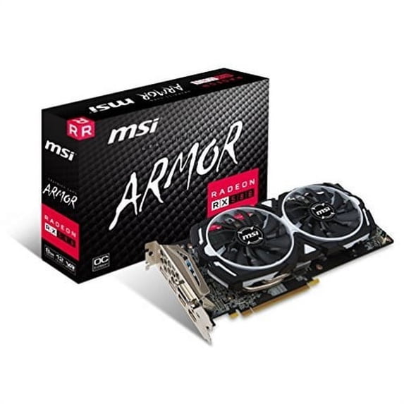 MSI RX 580 Armor 8G OC Graphics Card