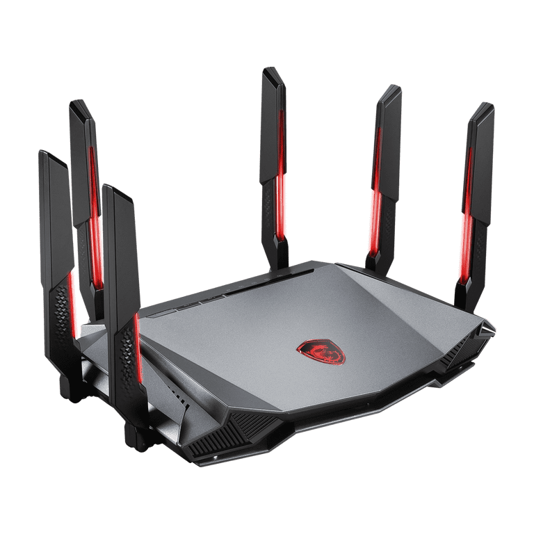 MSI RadiX AXE6600 WiFi 6E Gaming Router, Tri-Band, 6.6Gbps, RGB
