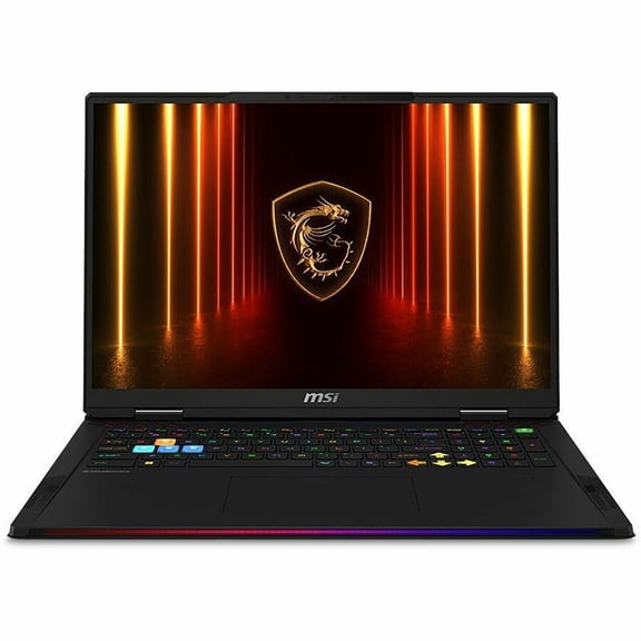 MSI Raider 18 HX AI 18" Gaming Laptop, Intel Core Ultra 9 285HX, 64GB RAM, NVIDIA GeForce RTX 5090 24 GB, 2TB SSD, Windows 11 Home, Raider 18 HX AI A2XWJG-452US
