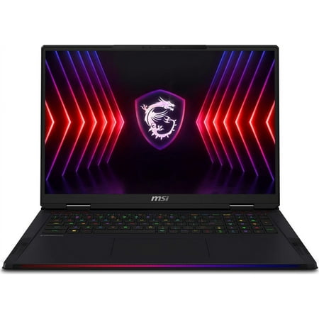MSI Raider 18 HX Gaming Laptop 18in 240 Hz WQXGA (24-Core Intel i9-14900HX, GeForce RTX 4080, 128GB DDR5 RAM, 2TB PCIe SSD, Per Key RGB KYB, 2 Thunderbolt 4, Wi-Fi 7, VR Ready, W11H)