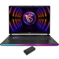 thumbnail image 1 of MSI Raider GE68HX Gaming Laptop (Intel i9-13950HX 24-Core, 16.0in 144Hz Wide UXGA (1920x1200), GeForce RTX 4060, 32GB DDR5 5600MHz RAM, 4TB PCIe SSD, Backlit KB, Wifi, Win 11 Pro) with DV4K Dock, 1 of 7