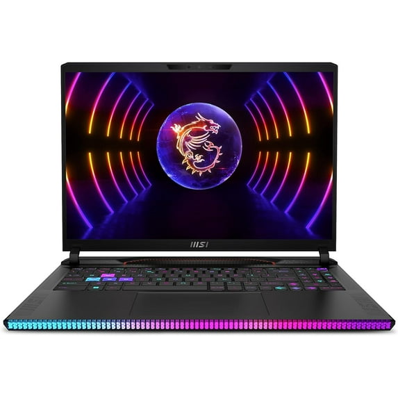 MSI Raider GE68HX Laptop (Intel i9-14900HX 24-Core, 64GB DDR5 5600MHz RAM, 1TB PCIe SSD, GeForce RTX 4070, 16.0in 144 Hz Wide UXGA (1920x1200), Wifi, Bluetooth, Backlit KB, Webcam, Black, Win 11 Pro)