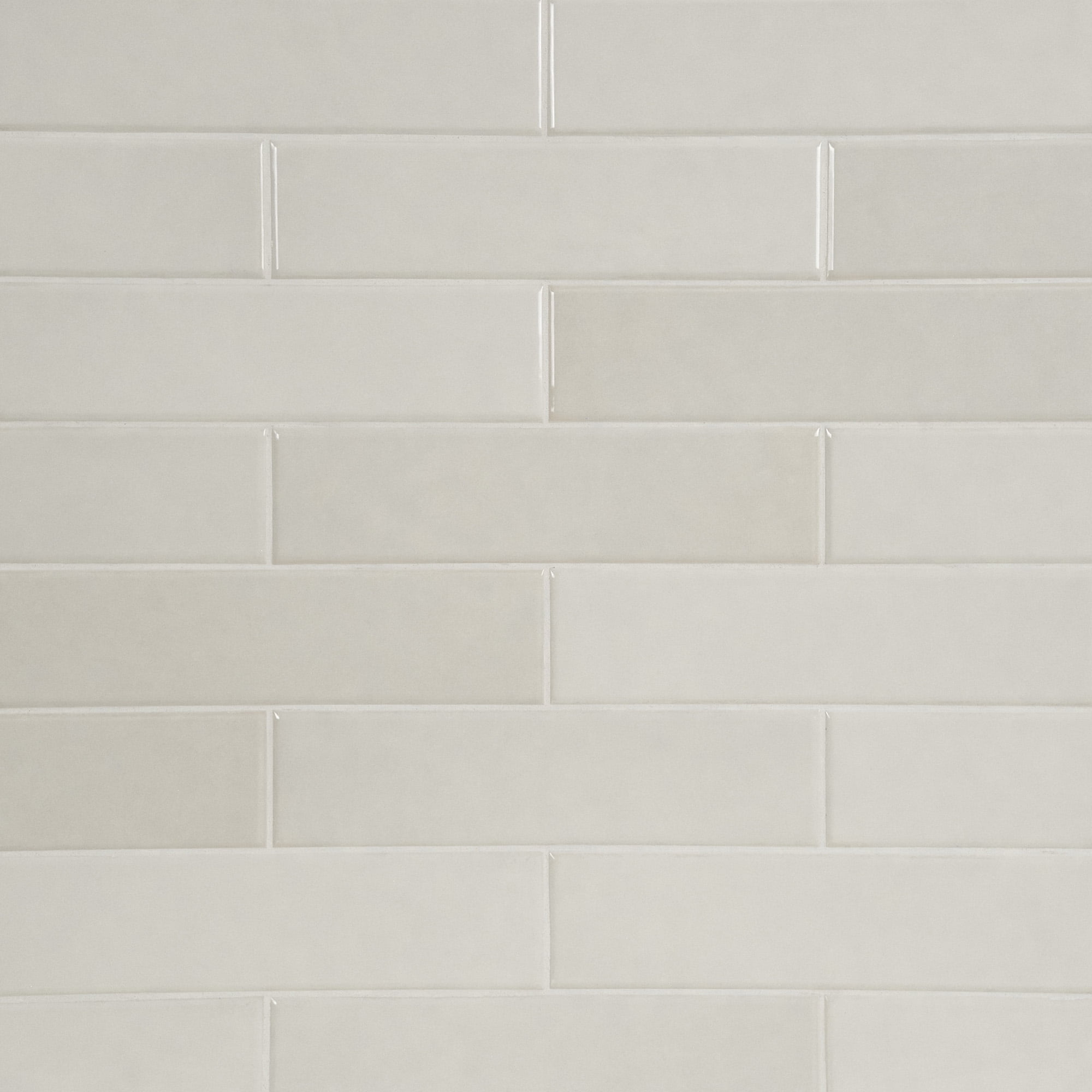 Dove Glossy White Ceramic Subway Wall Tile 3'' x 12''
