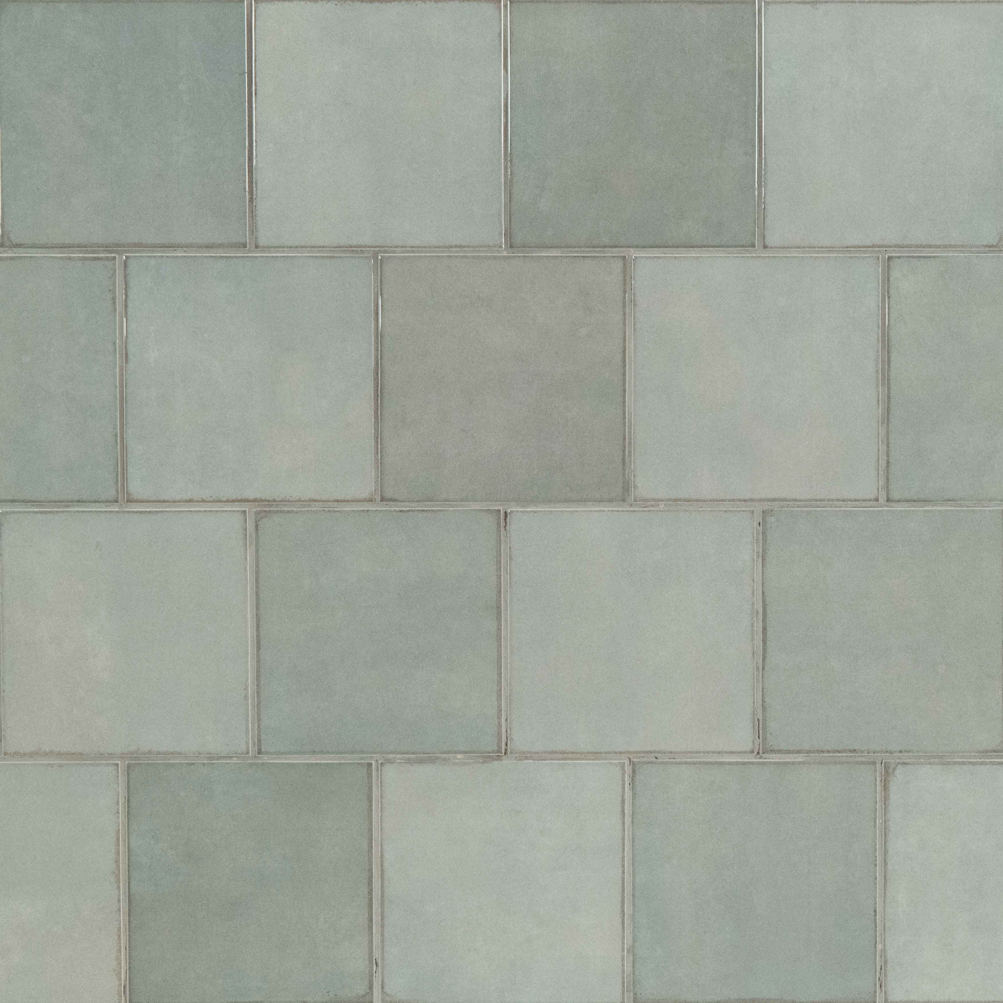 Jade Green Glossy Ceramic 5'' x 5'' Wall Tile