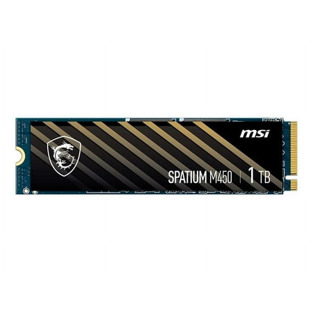 MSI SPATIUM M450 M.2 2280 1TB PCI-Express 4.0 x4, NVMe 1.4 3D NAND Internal Solid State Drive (SSD)