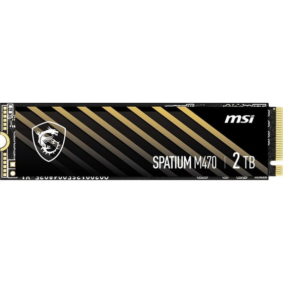 MSI SPATIUM M470 M.2 2280 2TB PCI-Express 4.0 x4, NVMe 1.3 3D NAND Internal Solid State Drive (SSD)