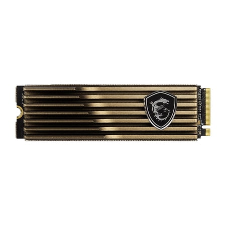 MSI SPATIUM M480 Heatsink M.2 2280 1TB PCIe Gen4x4, NVMe 1.4 3D NAND Internal Solid State Drive (SSD)