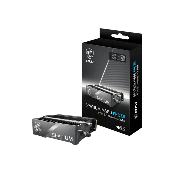 MSI SPATIUMM580PROPCIe5.0NVMeM.22TBFROZR 2TB SSD