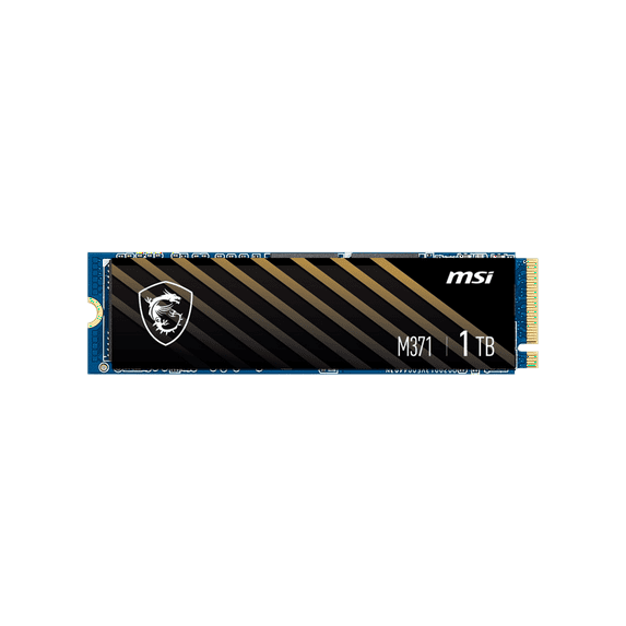 MSI SPATIUM Series M.2 2280 1TB PCI-Express 3.0 x4 3D NAND Internal Solid State Drive (SSD) SPATIUM M371 NVMe M.2 1TB
