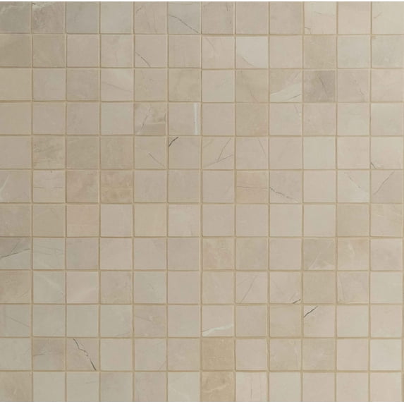 MSI Sande Cream 12 in. x 12 in. x 10mm Matte Porcelain Mesh-Mounted Mosaic Tile (8 sq. ft./Case)