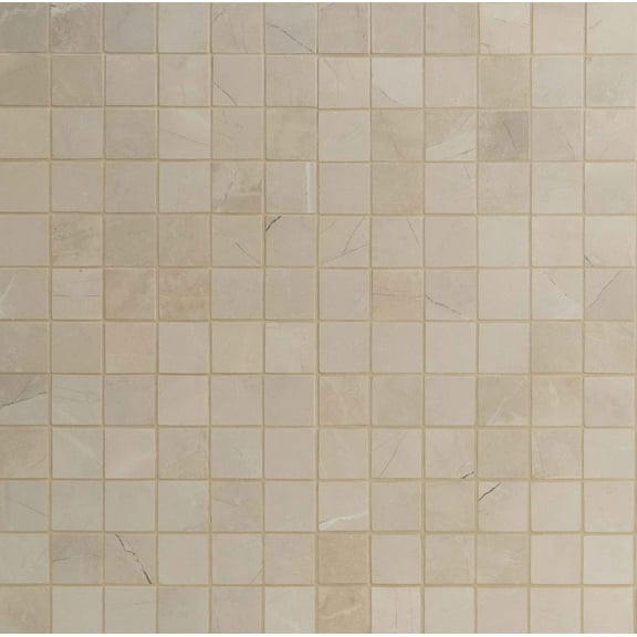 MSI Sande Cream 12 in. x 12 in. x 10mm Matte Porcelain Mesh-Mounted Mosaic Tile (8 sq. ft./Case)
