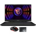 thumbnail image 1 of MSI Stealth 17Studio A13VI Gaming/Entertainment Laptop (Intel i9-13900H 14-Core, 17.3in 240Hz 2K Quad HD (2560x1440), GeForce RTX 4090, 64GB DDR5 5200MHz RAM, Win 11 Pro) with Clutch GM08 , Pad, 1 of 7
