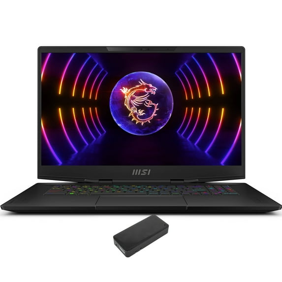 MSI Stealth 17Studio A13VI Gaming/Entertainment Laptop (Intel i9-13900H 14-Core, 17.3in 240Hz 2K Quad HD (2560x1440), GeForce RTX 4090, Win 11 Pro) with DV4K Dock