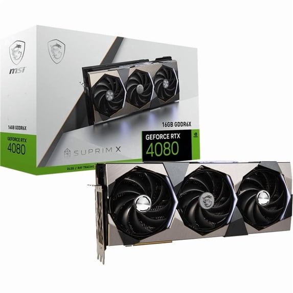 MSI Suprim X GeForce RTX 4080 16GB GDDR6X PCI Express 4.0 Video Card RTX 4080 16GB SUPRIM X