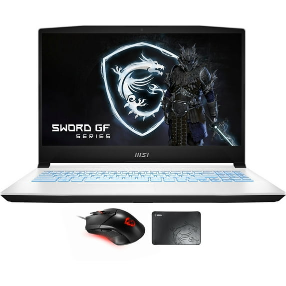 MSI Sword 15 Gaming/Entertainment Laptop (Intel i7-12650H 10-Core, 15.6in 144Hz Full HD (1920x1080), GeForce RTX 3070 Ti, 16GB RAM, Win 11 Pro) with Clutch GM08 , Pad