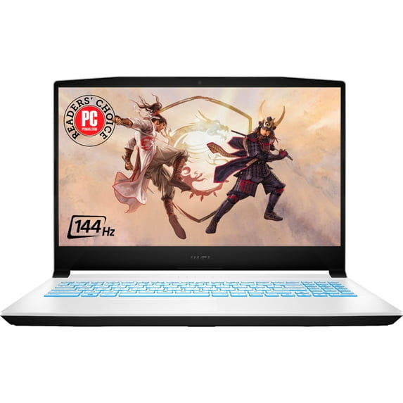 MSI Sword Gaming Laptop 15.6" 144Hz FHD IPS (8-Core Intel i7-11800H, GeForce RTX 3050 Ti, 16GB RAM, 256GB PCIe SSD + 500GB HDD, Backlit KYB, WiFi 6, Bluetooth 5.2, HD Webcam, Win 10 Pro)