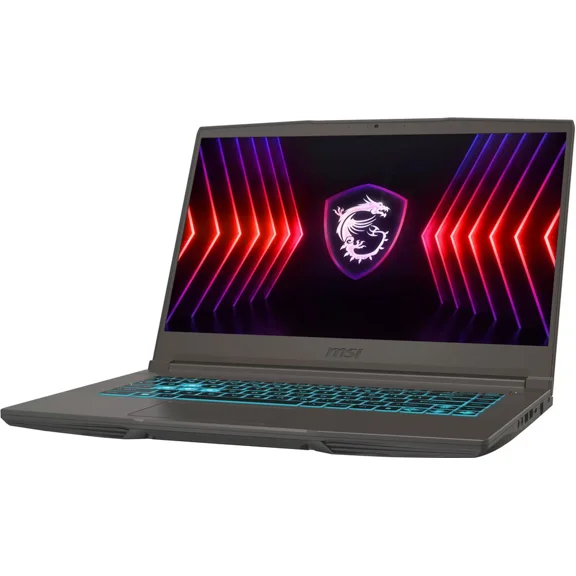 MSI - THIN A15 15.6" 144Hz FHD Gaming Laptop - AMD R5-7535HS - GeForce RTX 4050 - 8GB Memory - 512GBSSD - Black