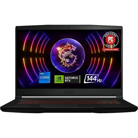MSI THIN GF63 15.6" FHD Laptop, Intel core i5-12450H, 8GB, 1TB SSD