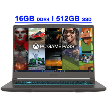 MSI Thin 15 Premium Gaming Laptop 15.6" FHD IPS 144Hz Intel Octa-core i5-13420H 16GB DDR4 512GB SSD GeForce RTX 4050 Backlit USB-C Win11