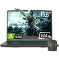 thumbnail image 1 of MSI Thin A15 AI 15.6” 144Hz FHD Gaming Laptop, AMD Ryzen R9-8945HS, NVIDIA Geforce RTX 4060, WiFi 6E, Backlit Keyboard, Win 11 Home, Black(16GB DDR5 RAM | 2TB SSD), 1 of 5