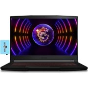 MSI Thin GF63 15.6" 144 Hz FHD Gaming Laptop (8-Core Intel i5-12450H 2.00GHz, 16GB RAM, 512GB PCIe SSD, GeForce RTX 2050 4GB, Red Backlit KYB, WiFi 6, Win 11 Home) with Dockztorm Hub