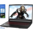 thumbnail image 1 of MSI Thin GF65 Gaming Notebook, 15.6" 120Hz FHD Display, Intel Core i7-9750H Upto 4.5GHz, 16GB RAM, 1TB NVMe SSD, NVIDIA GeForce GTX 1660 Ti, HDMI, Wi-Fi, Bluetooth, Windows 10 Pro, 1 of 8