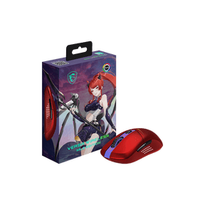 MSI VERSA W MLG EDITION RED Wireless/Wired Rechargeable GAMING Mouse with MLG RGB LED