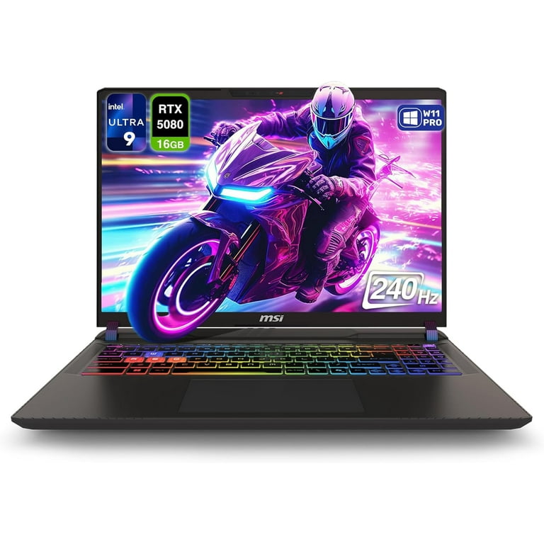 MSI Vector 16 HX AI 400 Gaming Laptop, Intel Ultra 9-275HX, 32 GB
