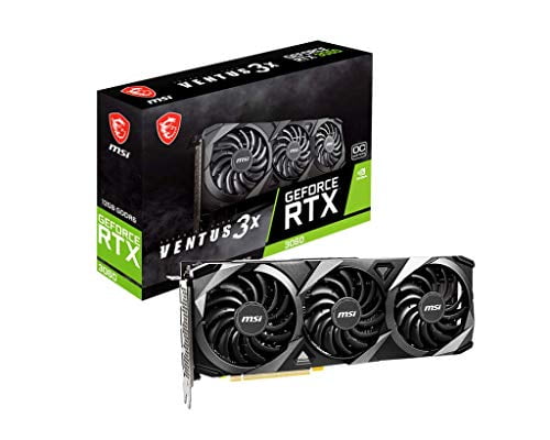 MSI Ventus GeForce RTX 3060 12GB GDDR6 PCI Express 4.0 Video Card