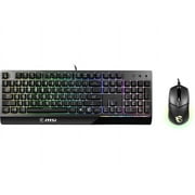 MSI Vigor GK30 Combo, 6-Zone RGB GK30 Gaming Keyboard & GM11 Gaming Mouse, Water Repellent & Splash-Proof, 5000 DPI