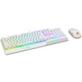 MSI Vigor GK30 Combo White, 6Zone RGB GK30 Gaming Keyboard & GM11
