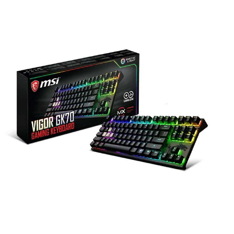 MSI Vigor GK70 CR US Gaming Keyboard: Electronics - Walmart.com