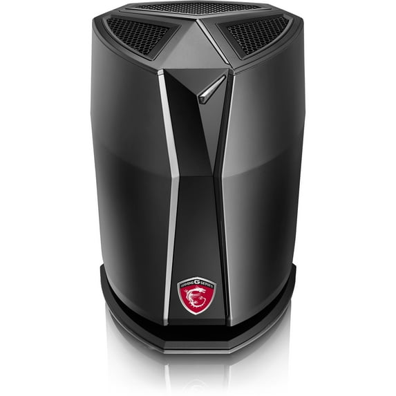 MSI Vortex G65VR SLI-091 Desktop Computer, Intel Core i7 (6th Gen) i7-6700K 4 GHz, NVivdia GTX SLI 1070 16GB GDDR5 32 GB DDR4 SDRAM, 1 TB HDD, 512 GB SSD, Windows 10 (Multi Language), Small Form Factor, Aluminum Black