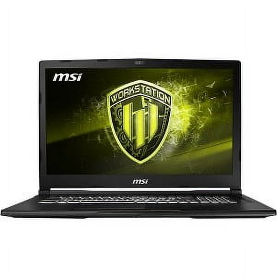 MSI WE63 Workstation Laptop 15.6", Intel Core i7-8750H, NVIDIA Quadro P2000 4GB, 256GB SSD Storage, 16GB RAM 8SJ-233