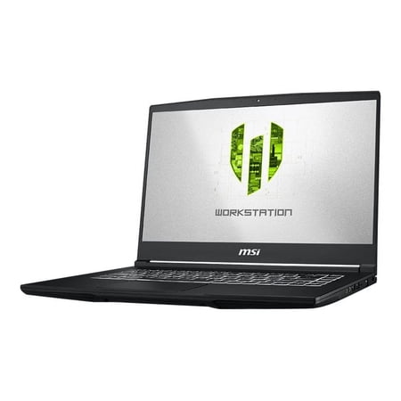 MSI 15.6" Full HD, Intel Core i7 i7-9750H, 16GB RAM, NVIDIA Quadro P620 4 GB, 512GB SSD, Windows 10 Pro, Aluminum Black, WP65 9TH-263