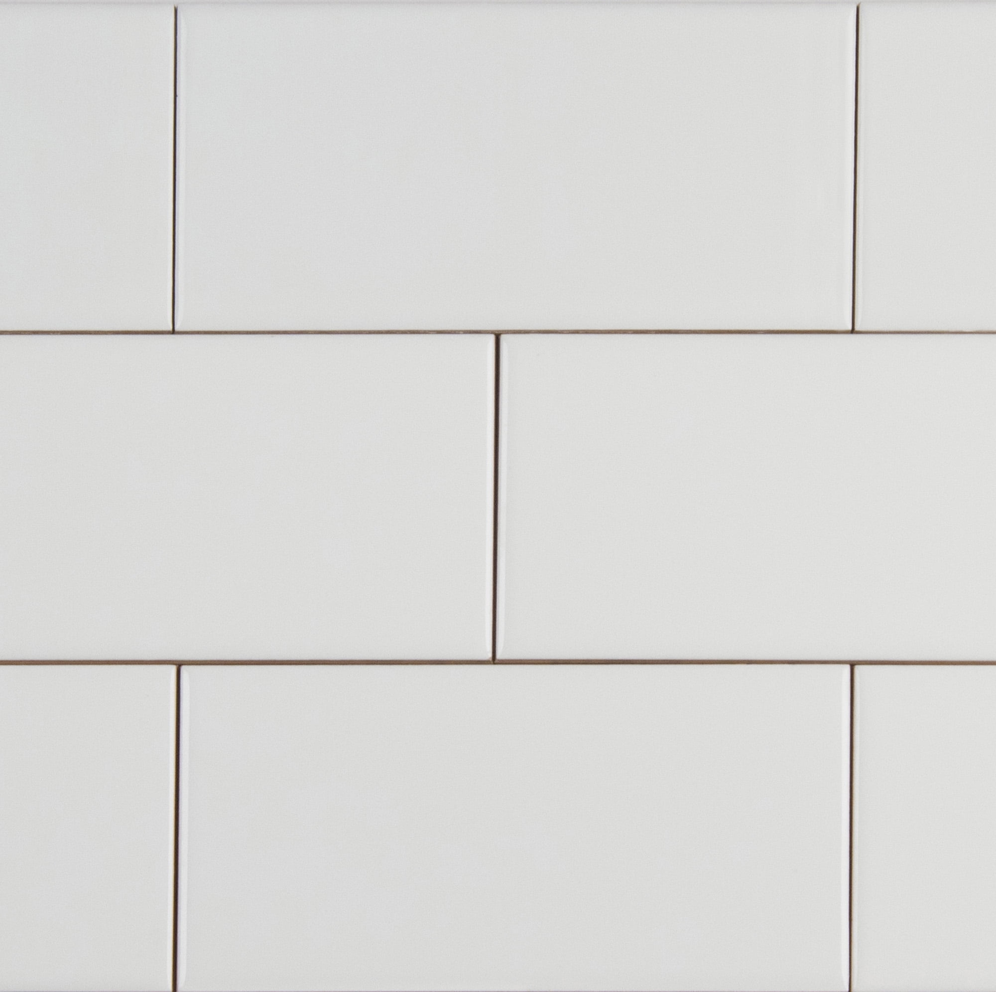 White Glossy 4'' x 16'' Ceramic Subway Tile