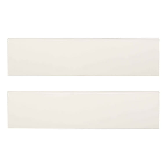 MSI White Glossy Bullnose 4 in. x 16 in. Glossy Ceramic Wall Tile (13.33 Lin. ft./Case)