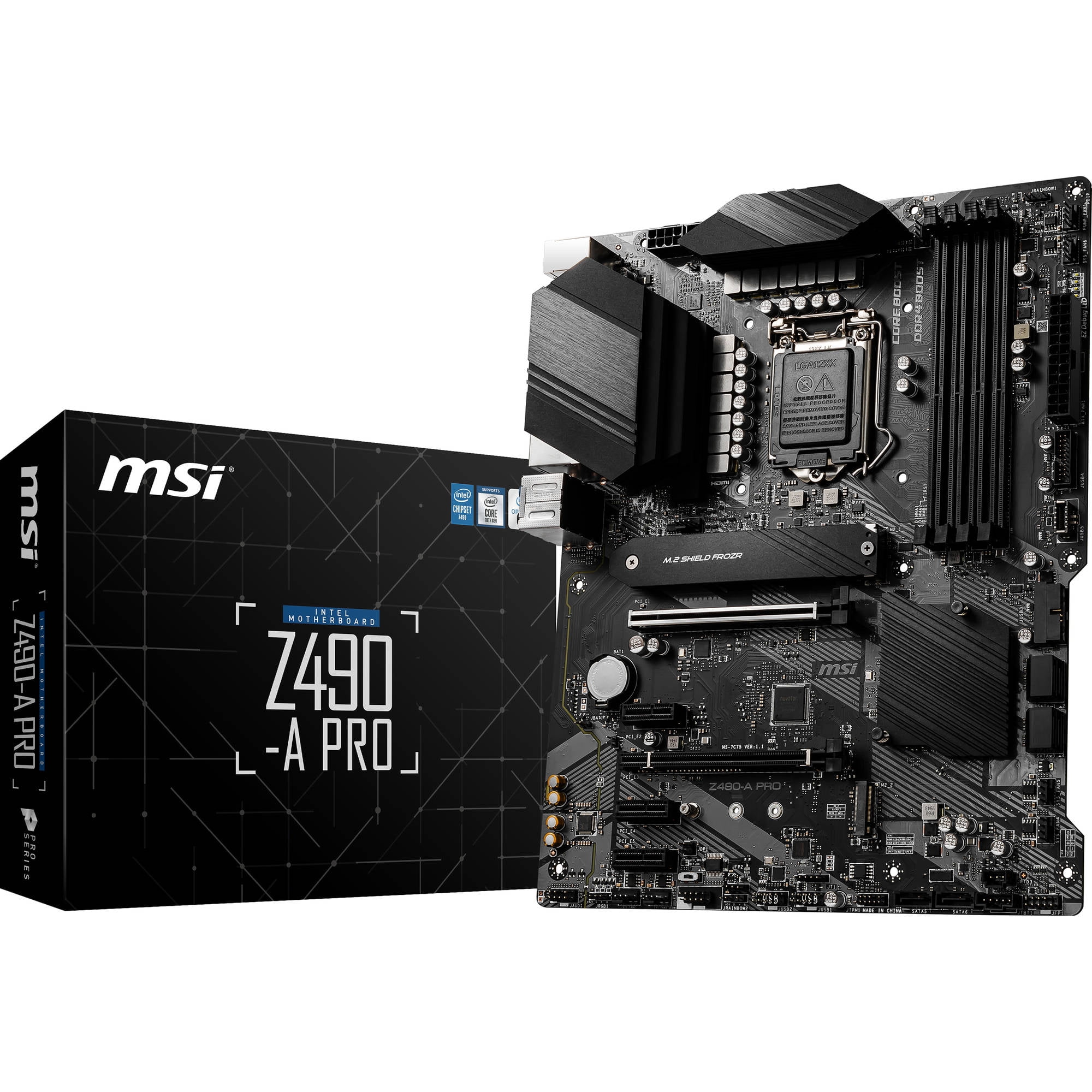 MSI Z490-A Desktop Motherboard Black
