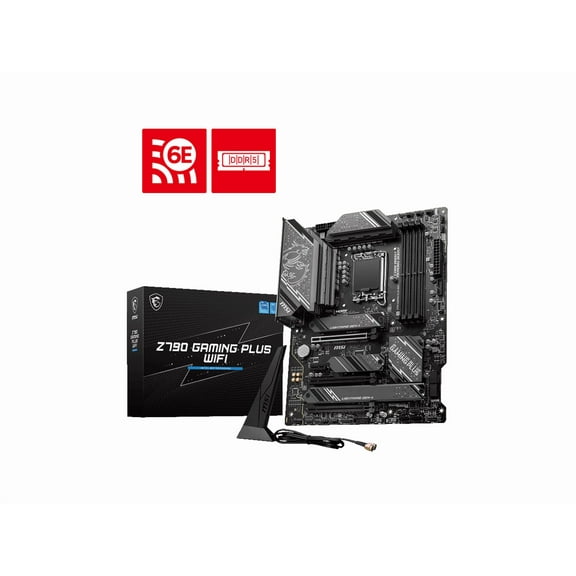 MSI Z790 GAMING PLUS WIFI LGA-1700 DDR5 ATX Gaming Desktop Motherboard