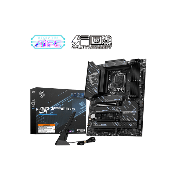 MSI Z890 GAMING PLUS WIFI LGA 1851 Intel Z890 SATA 6Gb/s ATX Motherboard