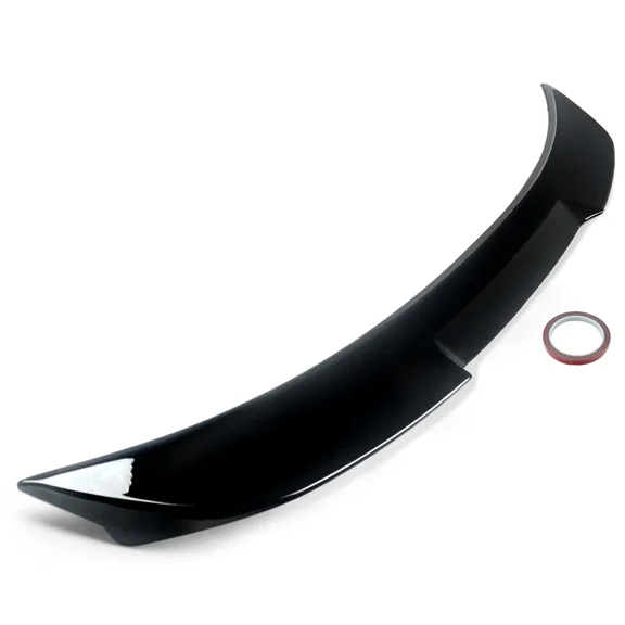 MSJ For 04-10 BMW 5 Series E60 Sedan M4 Style Glossy Black Rear Trunk Spoiler Wing