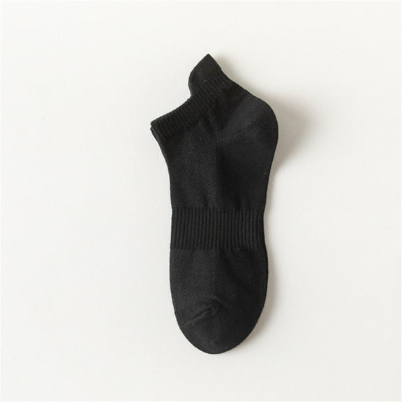 MSJUHEG Ankle Socks,Compression Socks,Toe Socks,No Show Socks Womens,Socks,Ankle Socks Thin Cotton Socks Thin Athletic Running Low Cut No Show Socks Black One Size