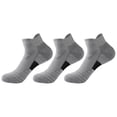 thumbnail image 1 of MSJUHEG Ankle Socks Cushioned Running Socks Mens Dress Socks Running Socks Womens Ankle Running Socks Basketball Socks Athletic Socks Ladies Socks Womens Low Cut Socks Gray One Size, 1 of 3