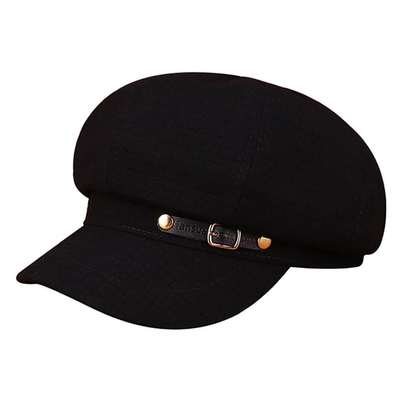 MSJUHEG Baseball Cap Trucker Hat Trucker Hats Women Unisex Vintage Cotton Hat Winter Cap Casual Vintage Warmer Hat Golf Hat Fascinators Hats for Women Cotton Polyester 1PC Hat Black One Size