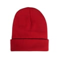 thumbnail image 1 of MSJUHEG Beanie Hats for Women Hats for Men Women Winter Warm Cable Crochet Knit Hat Beanie Cap Style Skull Trendy Cap Beach Hats for Women Fascinators Hats for Women Acrylic 1PC Hat Red One Size, 1 of 1