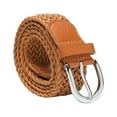 thumbnail image 1 of MSJUHEG Belt Buckle Mens Belts Leather Ladies Fashion Wax Rope Ladies Belt Retro Decorative Jeans Belt Dress Pin Buckle Belt Women Leash Gold One Size, 1 of 3