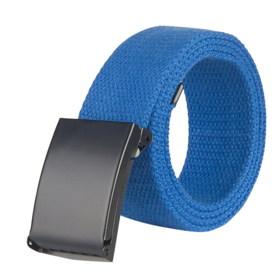 MSJUHEG Belt Buckle Mens Belts Leather Men Women Fashion Waist Belt Narrow Stretch Dress Belt Pants Belt Buckle Canvas Waistband Leash E One Size