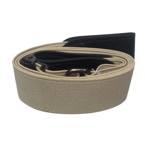 MSJUHEG Belt Buckle Mens Belts Leather Xmas Gift Buckle-Free Women Men Invisible Elastic Belt For Jeans No Bulge Hassle Leash Khaki One Size