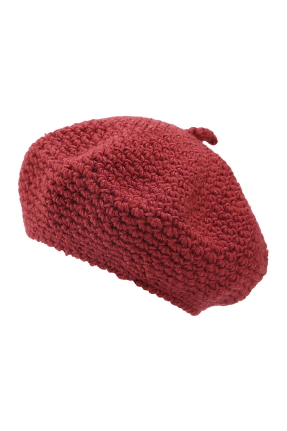 Beret Hats for Women Hats for Women Winter Hats for Women Women Winter Down Headgear Solid Color Pile Cap Casual Earmuffs Hat Hats for Men Fascinators Hats for Women Acrylic 1PC Hat Red M